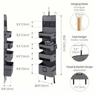 Organizador Multifuncional para Accesorios de Mascotas, Dispensador de Bolsas para Excrementos, Almacenamiento en la Puerta - Product Image 5