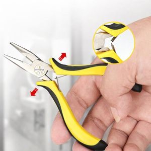 LUMINEX IMPEX 6-Piece Mini Stainless Steel <b>Pliers</b> <b>Set</b> Needle Nose Long Nose Bent Nose End Cutters-Lightweight for Jewelry - Product Image 6