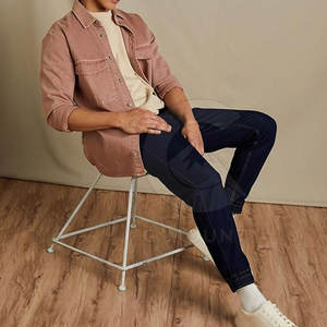 กางเกงยีนส์ขายาวสำหรับผู้ชายกางเกงยีนส์ขายสินค้าตามสั่งขนาดผู้ใหญ่ - Product Image 3