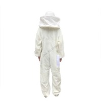 Imkerei anzüge OEM Service Logo anpassen Ganzkörper anzüge Sicherheit Arbeits kleidung Baumwolle Polyester Material Mesh Schleier