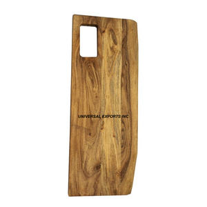 Planche à découper en bois fini naturel Bloc à découper fait à la main de belle qualité Planche à découper de luxe fini naturel - Product Image 6