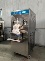 Commerciële verticale hard ijsmachine van 80L/uur, hoge capaciteit gelatomaker met roestvrij staal