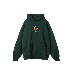 Sudadera con capucha unisex de alta calidad French Terry con bordado estampado de soplo, sudaderas con capucha de temporada de otoño personalizadas - Product Image 1
