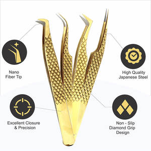 แหนบขนตาอุปกรณ์2024ทำจากสเตนเลสพิมพ์โลโก้ได้ตามต้องการ - Product Image 4