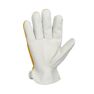 Gants de sécurité à grains fendus en cuir de vachette de qualité supérieure professionnels Protection des mains de l'index sans couture Gants résistants à la chaleur - Product Image 4