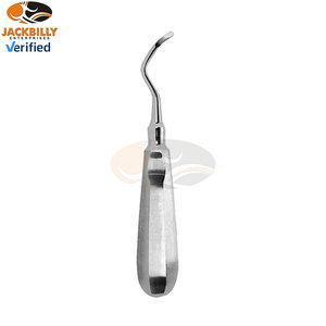 Stainless Steel Manual Dental Elevator CE Certified Padded Grip Custom Sizes for Oral <b>Surgical</b> Extraction Minimally Invasive - Product Image 2