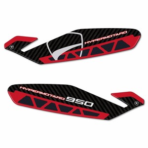 Adesivi 3D Personalizzati per Paramani Ducati Hypermotard 950 SP 2019-2025, Decorazioni per Serbatoio - Product Image 2