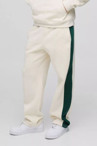 High Quality Custom Design Logo Regular Fit <b>Colour</b> <b>Block</b> Hooded & Jogger Tracksuit Two Pieces Set Streetwear Tracksuit for Men - Product Image 6