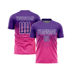 Maillot de football à séchage rapide personnalisé 2025 en polyester avec sublimation et design rétro, uniforme de football 100% en polyester - Product Image 4