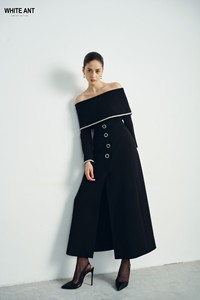 2024 <b>Top</b> Sales <b>Womens</b> Maxi Dresses <b>Long</b> <b>Sleeve</b> High-Fashion Layla Dress Rayon Spandex Woven Fabric Whiteant Vietnam Manufacturer - Product Image 6