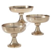 Vases et urnes de style piédestal modernes, faits à la main, à thème floral côtier, de petite, moyenne et grande taille, et bols de luxe en métal, pour mariage/Pâques, écologiques, résistants à la rouille