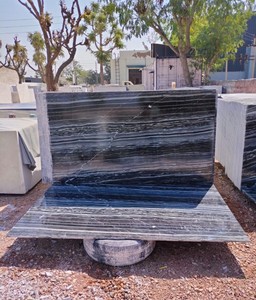 แผ่นหินอ่อนสีดำสไตล์กาแลคซี่ของอินเดียแผ่นหินอ่อนที่ทันสมัยแบบหนากระเบื้องหินหรูหราสำหรับห้องน้ำบันไดวิลล่ากลางแจ้งห้องรับประทานอาหาร - Product Image 4