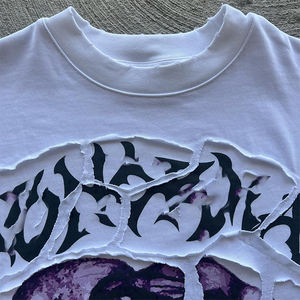 เสื้อยืดเทอร์รี่ผู้ชายไซส์ใหญ่พิเศษสั่งทำได้ ขายส่ง ผ้าฝ้าย 100% พิมพ์ลายซิลิโคน แห้งเร็ว ระบายอากาศได้ดี - Product Image 4