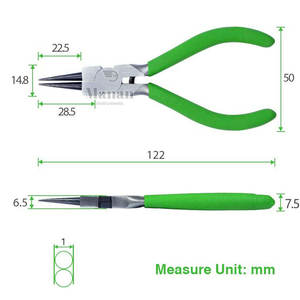 Alicates Ergonómicos de Punta Redonda de Acero Inoxidable para Hacer Joyas, Dar Forma al Alambre y Manualidades - Alta Calidad y Durabilidad - Product Image 3