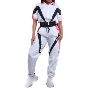 ชุดกันลม2ชิ้นสำหรับผู้ชายชุดกันลมไนล่อนระบายอากาศ2025ใหม่สำหรับผู้หญิง - Product Image 3