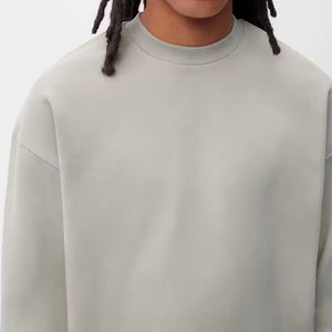 Sweat-shirt personnalisé pour hommes | Pull Streetwear à col ras du cou surdimensionné | Fabricant OEM/ODM de mode - Product Image 2