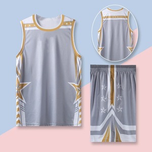 Maillot de basket-ball double face pour hommes et enfants Uniformes de sport à séchage rapide Ensembles respirants pour le basket-ball pour enfants - Product Image 2