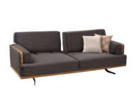 Meilleures ventes PALERMO, ensembles de canapés modulaires en bois Chesterfield de style européen de luxe à trois places pour villa, hôtel, hôpital, salon