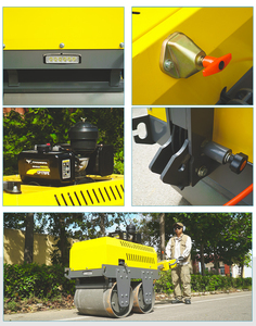 Compacteur à rouleaux vibrants à double tambour à prix réel pour le compactage d'asphalte du sol - Product Image 6