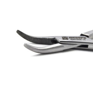 Porte-aiguilles Mathieu en acier inoxydable de haute qualité, pinces Smaha courbées, pinces orthodontiques dentaires pour ligatures, manuel, réutilisable - Product Image 3