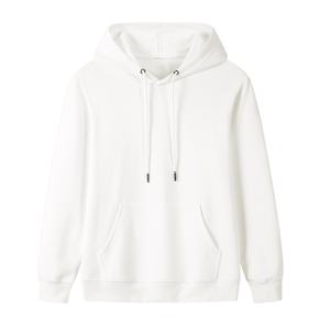 Abrigo deportivo cálido de algodón puro personalizado para hombre, sudaderas con capucha impermeables a prueba de sudor con patrón sólido de terciopelo, ODM, muestra gratis al por mayor - Product Image 4