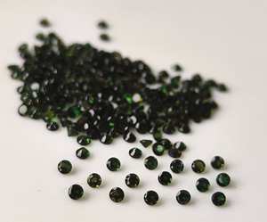 พลอยอัญมณีหลวมสีเขียวทัวร์มาลีนธรรมชาติขนาด1.5มม.-7มม. สำหรับทำเครื่องประดับ - Product Image 1