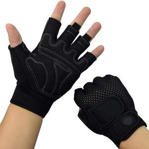 Guantes de gimnasio sin dedos con diseño de logotipo personalizado para uso unisex para uso profesional - Product Image 3