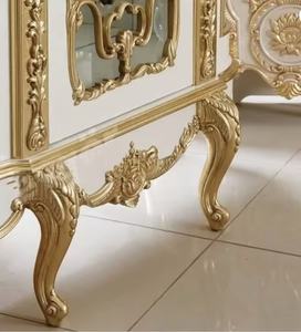 ตู้โชว์กระจกบานเดี่ยวไม้แกะสลักสไตล์ยุโรปสุดหรูแบบสั่งทำตามเทรนด์แฟชั่น OE - Product Image 4