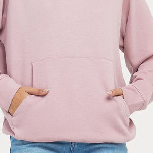 Sudadera con capucha de algodón 100% para mujer, ropa de calle transpirable antibolitas de ajuste holgado de alta calidad, temporada de otoño, forro de cuello largo con capucha - Product Image 4