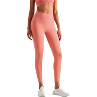 Zachte stoffen, antibacteriële yoga leggings set voor dames, hoge kwaliteit, hoog comfort, sneldrogend, 2-delige gym fitness kleding, elastisch