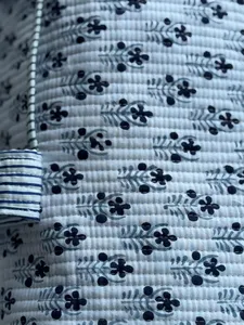 Sac de voyage vintage à imprimé floral en coton matelassé, fourre-tout de luxe pour hommes d'honneur, cadeau à fermeture éclair - Product Image 2