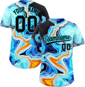 เสื้อเบสบอลมืออาชีพออกแบบเองด้วยวัสดุน้ำหนักเบาเข้ารูปสำหรับเล่นกีฬา - Product Image 1