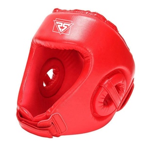 High Quality Genuine Leather Boxing <b>Head</b> Guard MMA <b>Training</b> <b>Head</b> Protector Taekwondo <b>Head</b> Guard - Product Image 4