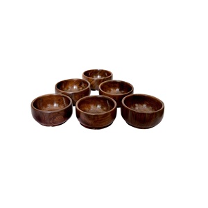 Mini cuenco de madera único para el hogar y fiestas, producto de uso hecho a mano, a precio asequible - Product Image 3