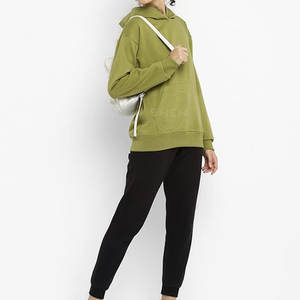 Sudaderas de Mujer Transpirables de Color Sólido, Ropa de Invierno, Servicio OEM, MOQ Bajo - Product Image 5