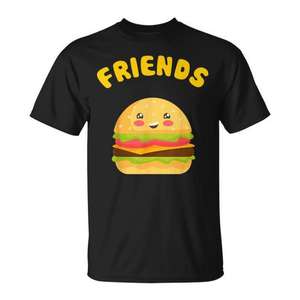 T-shirt promotionnel assorti Kawaii Fries <span class=keywords><strong>Burger</strong></span> 22 BFF pour meilleurs <span class=keywords><strong>amis</strong></span> - Product Image 1