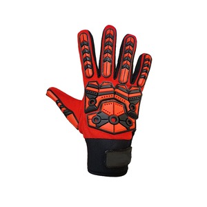 Amortissement des vibrations TPR Gants antichocs résistants aux coupures Gants de sécurité de protection mécaniques robustes pour la construction - Product Image 5