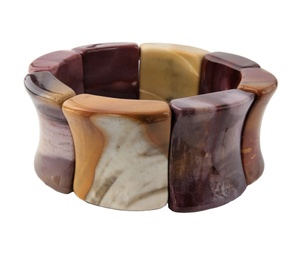 Women's Handmade Eco-friendly Heart-Shaped Wide <b>Stretch</b> DIY Multicolor Resin <b>Bracelets</b> Hot Selling Chunky Bangle Fashion - Product Image 1