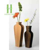 Vase de sol en MDF de haute qualité, fait main, vert, emballage personnalisé, design moderne, style méditerranéen, intérieur/extérieur, maison