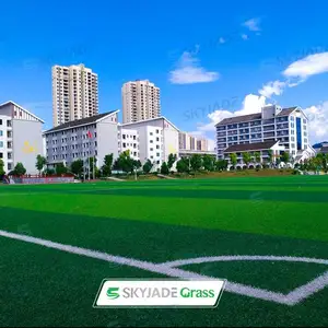 SKYJADE Tewtw-Mao หญ้าฟุตบอล,พื้นผิวหญ้าสังเคราะห์แบบเติมเองเต็มรูปแบบสำหรับสนามฟุตบอล