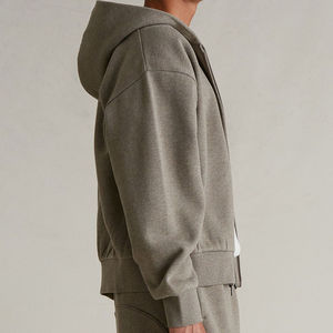 Sudadera con Capucha de Alta Calidad, Corte Regular, Personalizada, para Hombre, Forro Polar Grueso, 100% Algodón, Ecológica, Impresión Digital de Invierno, Ropa OEM - Product Image 3