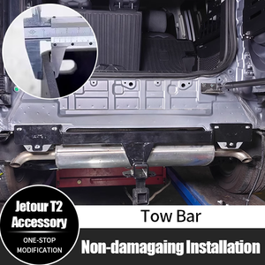 Chất lượng cao mangan thép phía sau Bumper Tow Trailer Hitch Bar cho jetour T2 du lịch phụ kiện - Product Image 2