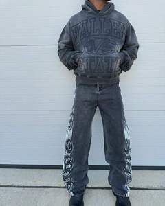 هودي كودو ستريت وير الربيعي المطرز والمغسول مخصص بوزن 500/400 جرام للمتر المربع - Product Image 4