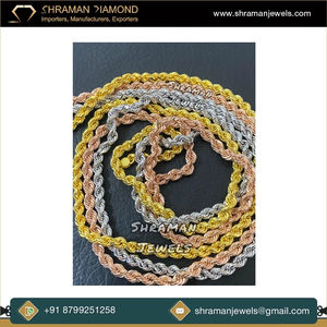 Chaîne en argent sterling 925 plaquée or massif de 4,5 mm, classique et polyvalente, pour homme et femme, provenant d'un fournisseur indien - Product Image 5