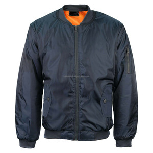 Chaquetas de bombardero hechas a medida para hombre, último diseño, mancha de invierno, estilo Formal de nailon con cuello levantado, tienda de moda, tela de lona - Product Image 2
