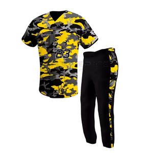 Fabricación de fábrica Ropa deportiva Uniforme de béisbol de alta calidad de color personalizado para adultos - Product Image 1