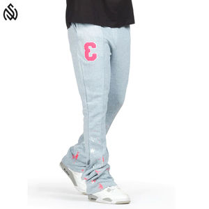 กางเกงจ็อกเกอร์ผ้านุ่มใส่สบายสำหรับผู้ชายกางเกงวิ่งโลโก้ปักแบบกำหนดเองลายว่างเปล่า - Product Image 2