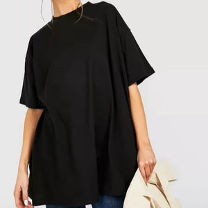 Camiseta gráfica personalizada a la moda, venta al por mayor, camisetas Unisex de gran tamaño de algodón 100% de alta calidad, Impresión de pantalla corta de peso pesado 230G - Product Image 1