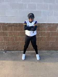 ชุดเบสบอลสำหรับเด็กผู้หญิงเสื้อกีฬาแขนสั้นพิมพ์ลายออกแบบได้ตามต้องการสำหรับใส่เล่นเบสบอลและซอฟต์บอล - Product Image 3