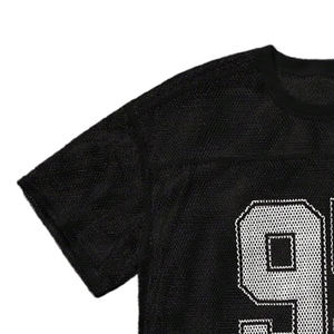 Nuevo diseño de manga corta, precio barato, tela de malla, camiseta de fútbol, totalmente personalizada, Boxy Fit, camiseta de fútbol para ropa de equipo - Product Image 6